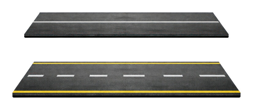 PNG Isolated road segments illustration