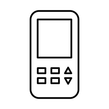 hvac remote icon editable stroke