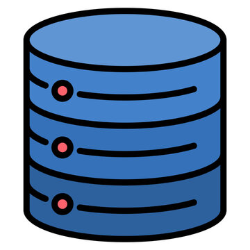 Database Icon Element For Design