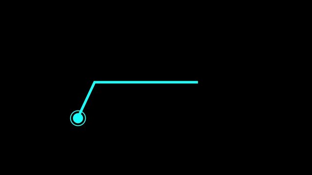 HUD Call Out Elements Pack Animation on black Background. Futuristic Digital Callout Titles, Tech Interface Copy Space Overlay Design.4k animation motion graphics video whit alpha chanle