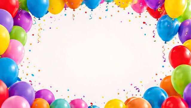 Balloon Party Border