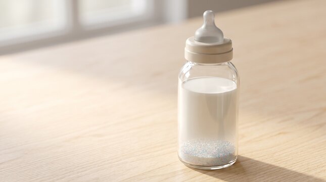 Visualizes prenatal microplastic exposure and the environmental contamination passed directly to the next generation. 
