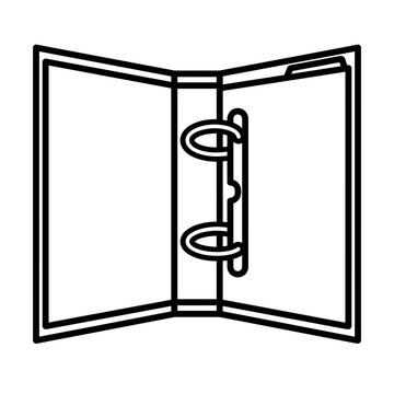 Open Ring Binder Folder Icon