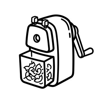 Mechanical Pencil Sharpener Line Icon