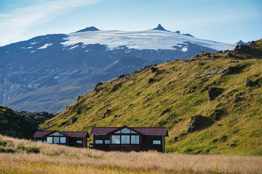 Saefellsjokull is is a famous 700,000-year-old glacier-capped stratovolcano located at the western tip of the Saefellsnes Peninsula in western Iceland.