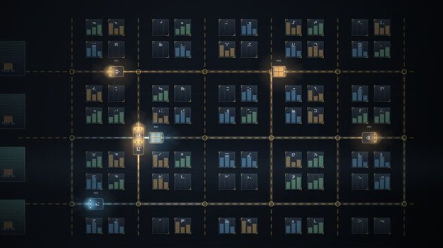 Warehouse Robot Fulfillment Grid Automation Seamless Loop