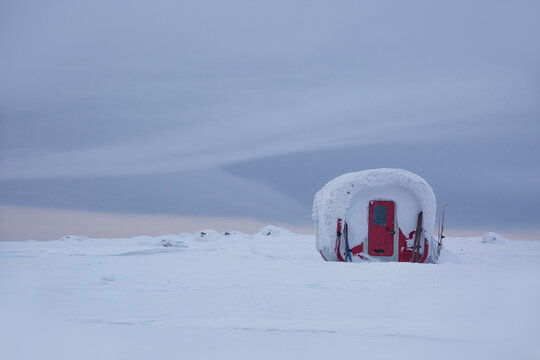 Mountain module on the Vologda border. Northern Ural mountains, Komi Republic, Russia