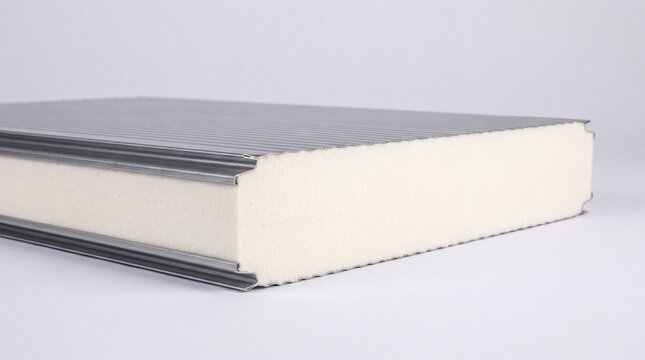 Sandwich panel insulation composite construction material structural industrial building element thermal energy efficient component protective
