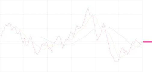 Obraz premium Dynamic financial market trend graph with sharp peaks and valleys isolated on transparent background for professional business analytics and economic performance reporting and data visualization proje