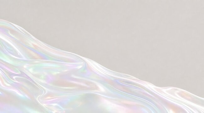 Opalescent backdrop with negative space