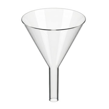 Simple gray funnel icon with stem