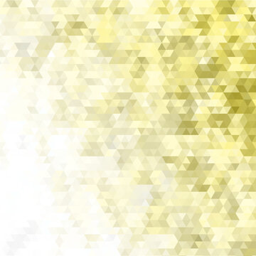 Abstract geometric background with yellow and white triangles for your modern design. eps 10
