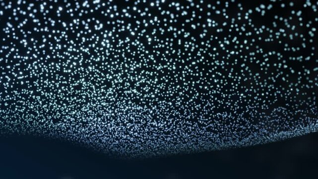 A mesmerizing cosmic nebula forming and expanding into an ethereal glow.