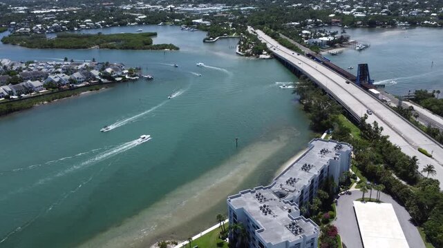 Jupiter Florida Bridge over Sawfish Bay