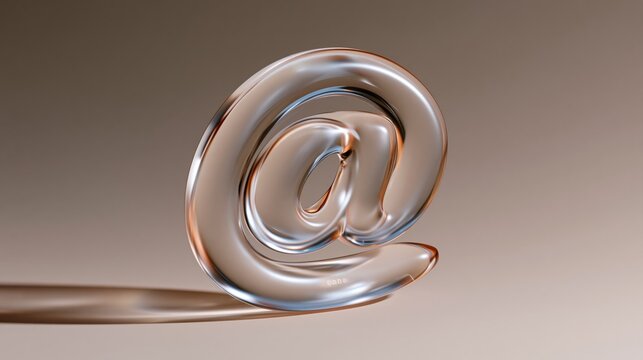 translucent glass at symbol