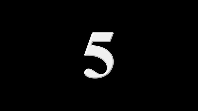 10 second countdown timer, digital circular animation from 10 to 0 seconds on black background. Simple 5-second countdown timer version included Movies start intro 10,9,8,7,6,5,4,3,2,1,0 countdown