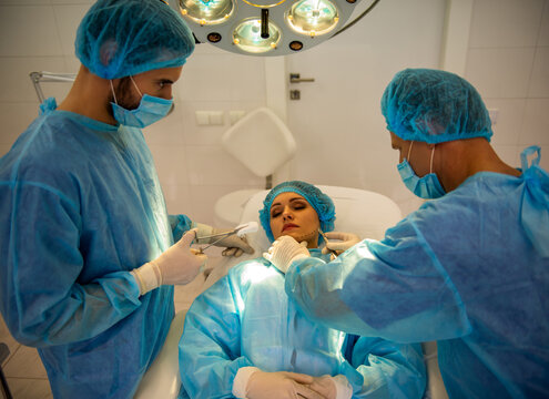 Facial Surgery Procedure.