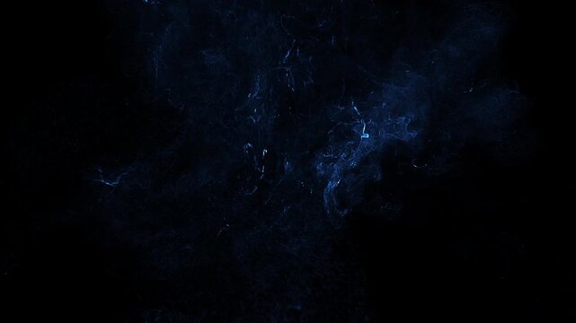 Blue Explosion With Transition and Overlay Effects in Dark Background
