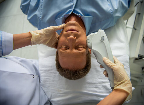 Male Cosmetic Skin Treatment.
