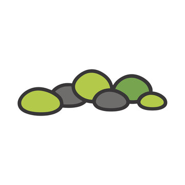 Pile of smooth stones