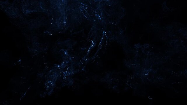 Blue Explosion Transition With Overlay Effect in Dark Background