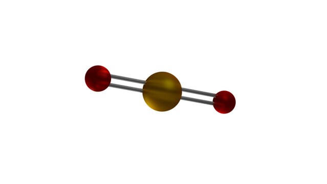  Silicon Molecule Floating Around in Microscopic Environment - Green Screen