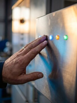 Industrial Sensor Panel Hand Touch