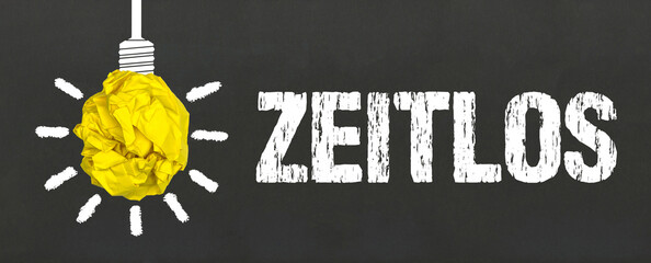 Naklejka premium zeitlos