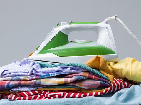 Macro Shot of Pile of Colorful Garments and Textures