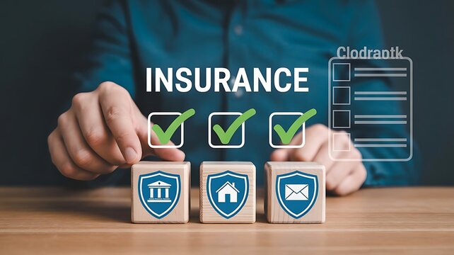 Hands choosing diverse insurance coverage plans for property, personal assets, and financial security, symbolizing robust protection, future planning, and peace of mind