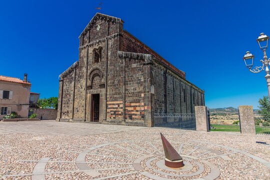 Santa Maria del Regno church in Ardara. Sardinia, Italy