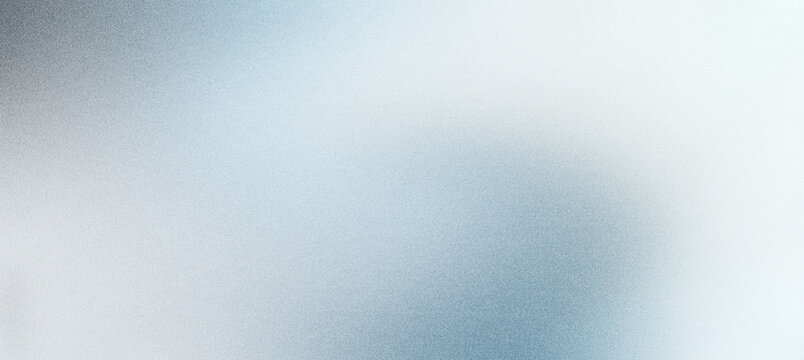 Light blue grey white grainy background, subtle smooth noisy gradient for poster, digital wallpaper, invitation backdrop, webpage header or plain banner design