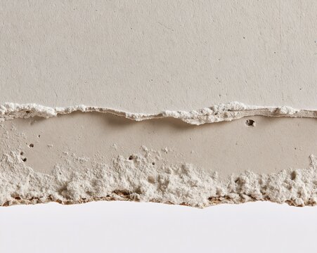 Cracked Wall Surface with Visible Holes and Dust Accumulation