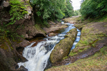 waterfall in the mountains © mgnikon