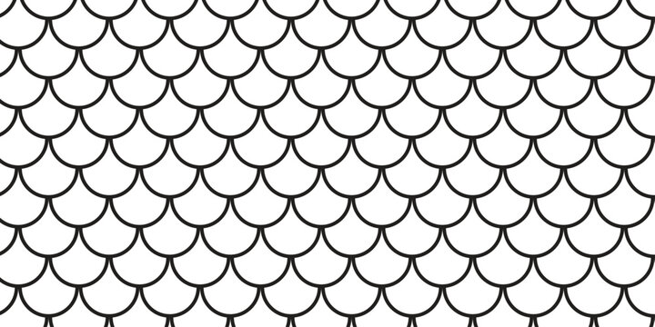 Abstract black scale pattern design. Vector background..