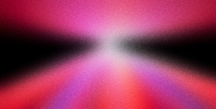 Grainy noise glowing texture abstract black vibrant pink burst background for website header