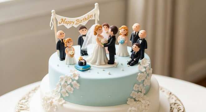 Wedding cake celebration