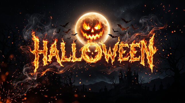 Halloween in Flammen