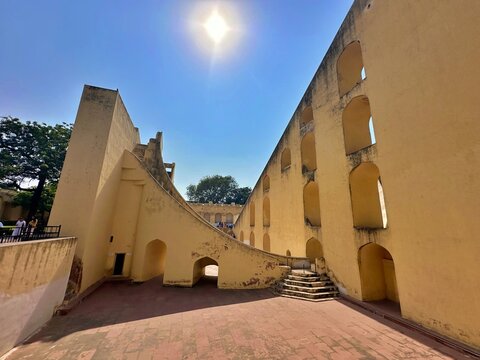 jaipur's popular astronomical monument known as jantar mantar