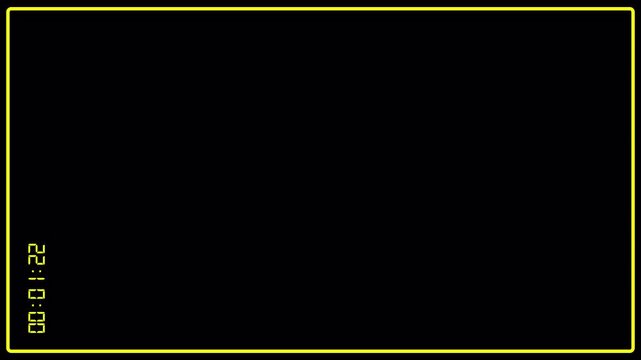 Ninty seconds countdown animation, Ninty second countdown timer video from 90 to 0 second on transparent background,1.5 minute timer counts hours minutes seconds in 60 seconds in 4k with alpha channel