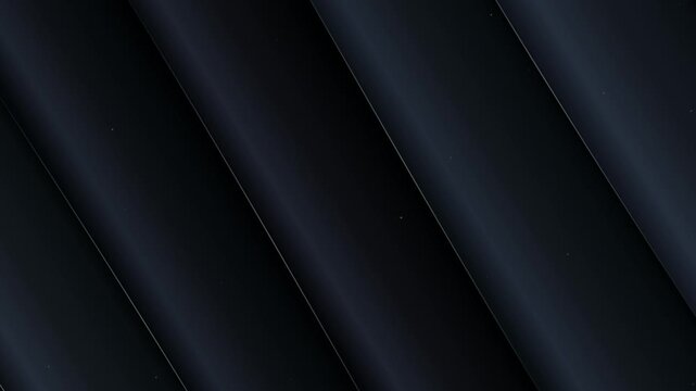 Abstract dark black leather texture with diagonal stitched lines for luxury background 4K Motion Video