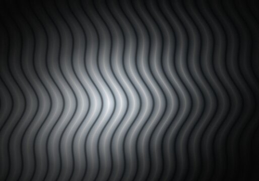 Abstract background, with vertical wavy, lines in shades, of gray and, black, featuring a, soft central light, glow and a, smooth flowing texture