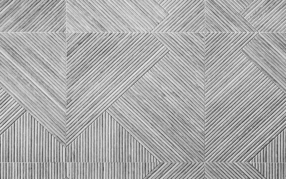 Geometric pattern on a tiled textured background with a gray, natural aesthetic. Features intricate lines creating triangular and converging shapes, emphasizing contemporary design and craftsmanship