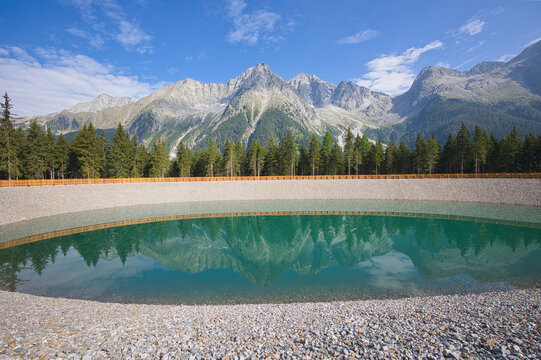 The new and highly controversial water reservoir for the Antholz Biathlon Center was completed and put into operation in January 2026.