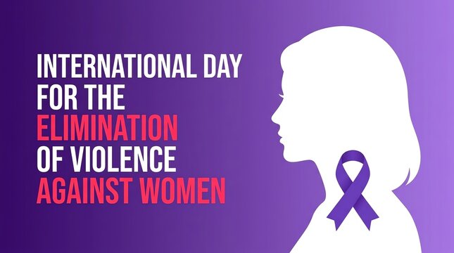 International Day for the Elimination of Violence Against Women Awareness Concept