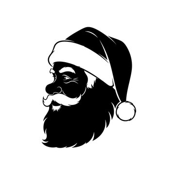 Santa claus wearing a festive hat