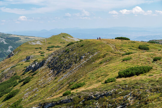 view from the hill, Negoiu Unguresc Peak, Calimani Mountains, Romania 