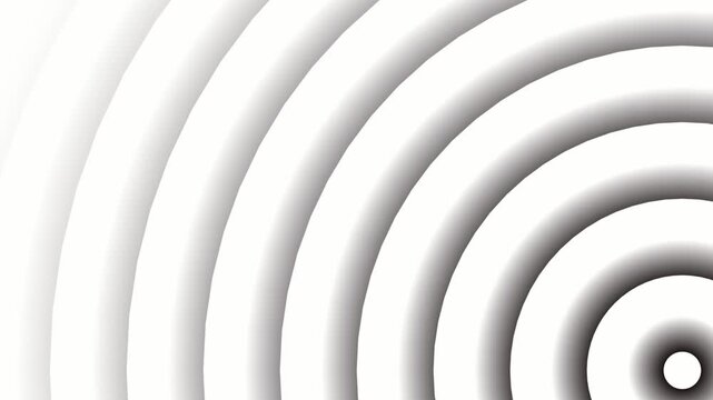 Concentric circles abstract design with gradient effect