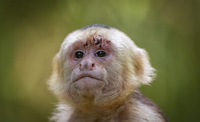 Naklejka premium White-faced capuchin monkey, Costa Rica. 