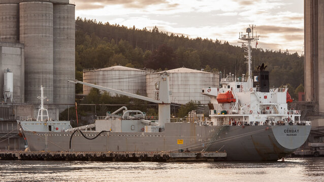 Cembay_IMO 9146120 docked at Brevik port Norway (NOBVK) (NOBRE)
